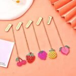 Cute Acrylic Fruits Bookmark