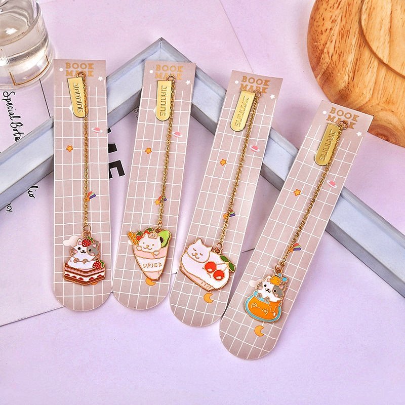 IMG-20230523-WA0033-01-1.jpeg Cute Cat Metal Bookmark - Image 1