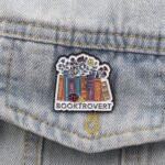 Booktrovert Enamel Brooch Pin - Image 2