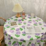 Japanese Cute Tulip Table Cloth - Image 3