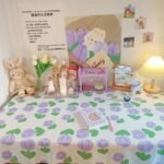 Japanese Cute Tulip Table Cloth