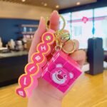 Cute Lotso Bear Rubiks Cube Keyring