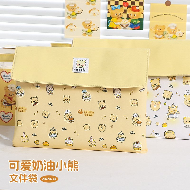 IMG-20250105-WA0035.jpg Cute Cartoon A4 Document File Bag - Image 1
