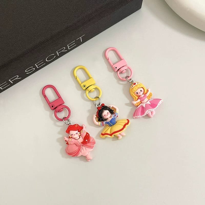 IMG-20250116-WA0094.jpg Cute Disney Dancing Princess Bag Pendant - Image 1