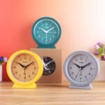 Bold Desk Clock – Vibrant Minimal Look