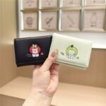 Cute Puppy Kitty Apple Wallet - Image 2