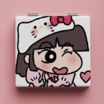 Cute Shinchan Foldable Pocket Mirror - Image 3