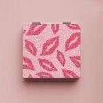 Red Lip Kiss Foldable Pocket Mirror