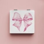 Pinky Bow Pocket Mirror