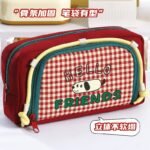Cute Retro Puppy Large Capacity Pencil Case - Image 2