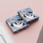 Cloudy Panda Pocket Mirror – Adorable Mini Mirror