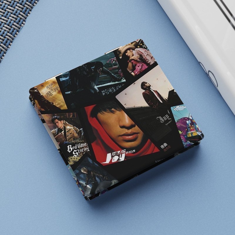 IMG-20250718-WA0015.jpg Jay Chou Album Collage Pocket Mirror - Image 1
