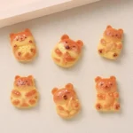 Cute Bear Cat Roasted Fish Bag Pendant