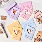Cute Bunny Bear Dog Cuddle Greeting Card - Image 5