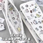 Cute Kawai Triangle Shaped Pencil Case - Image 3