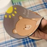 Cute Bear Cat Heat Resistant Table Coaster 12cm - Image 3