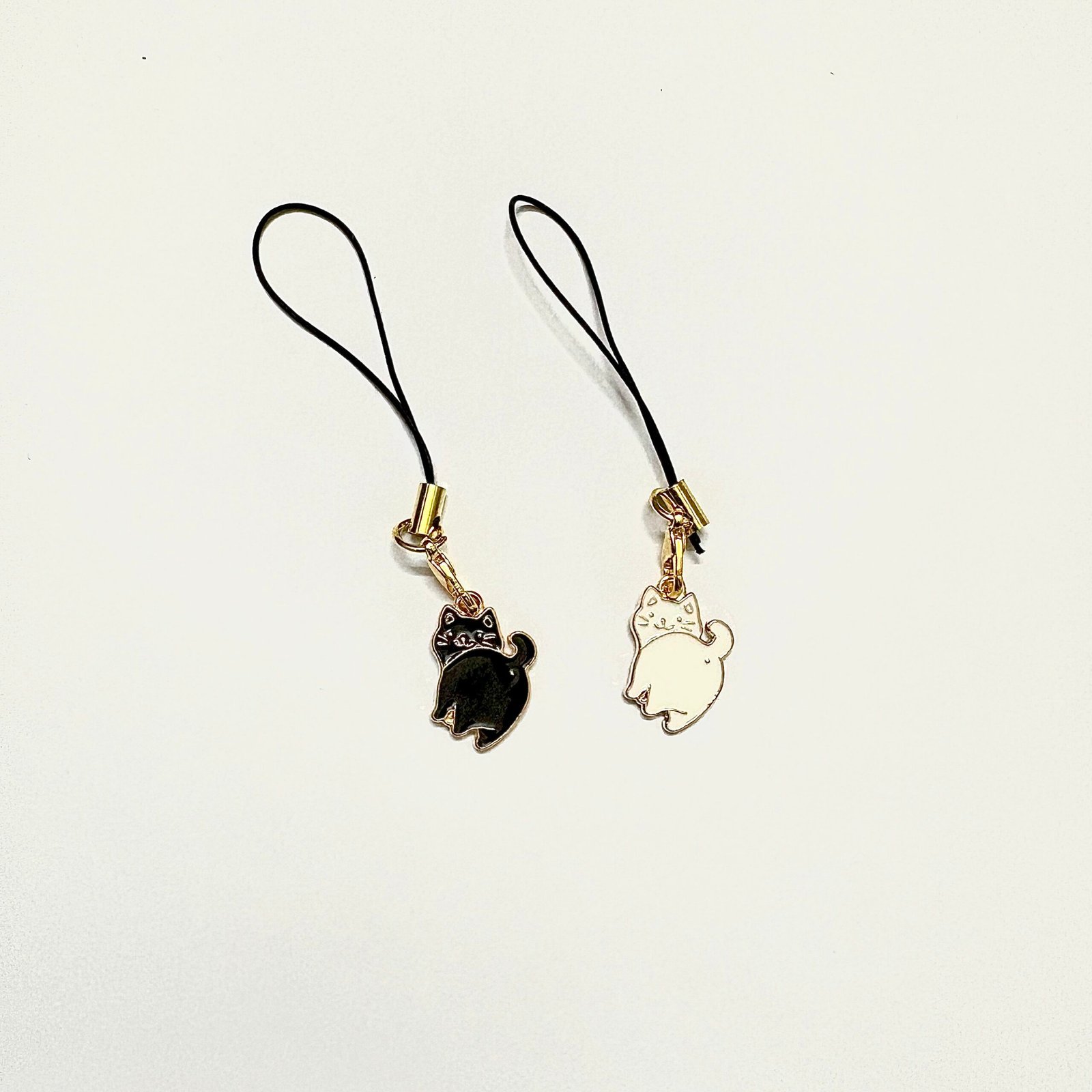 IMG_1747-scaled-1.jpeg Cute Black White Kitten Phone Charms - Image 1