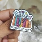 Booktrovert Enamel Brooch Pin