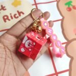 Cute Lotso Bear Rubiks Cube Keyring - Image 2