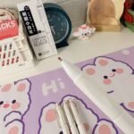 Classic Style White 5pcs Gel Pen Set - Image 8