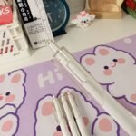 Classic Style White 5pcs Gel Pen Set - Image 9