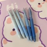 Classic Style Blue Gradient 5pcs Gel Pen Set - Image 5