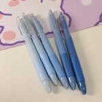 Classic Style Blue Gradient 5pcs Gel Pen Set - Image 6