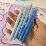 Classic Style Blue Gradient 5pcs Gel Pen Set - Image 7