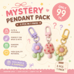 Cute Mystery Bag Pendant Pack (3 PCS) – Only ৳99