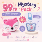 99 Tk Mystery Pack – Random Bag Pendant + Plush Coin Pouch
