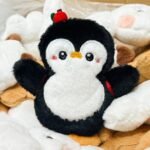 Cute Penguin Plush Keyring