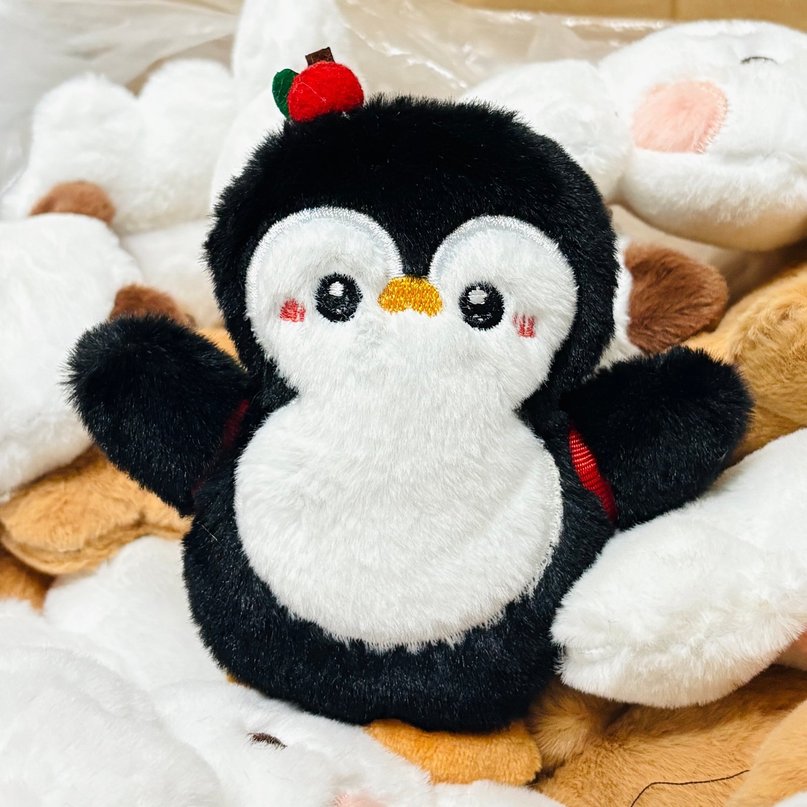 IMG_4266.jpeg Cute Penguin Plush Keyring - Image 1