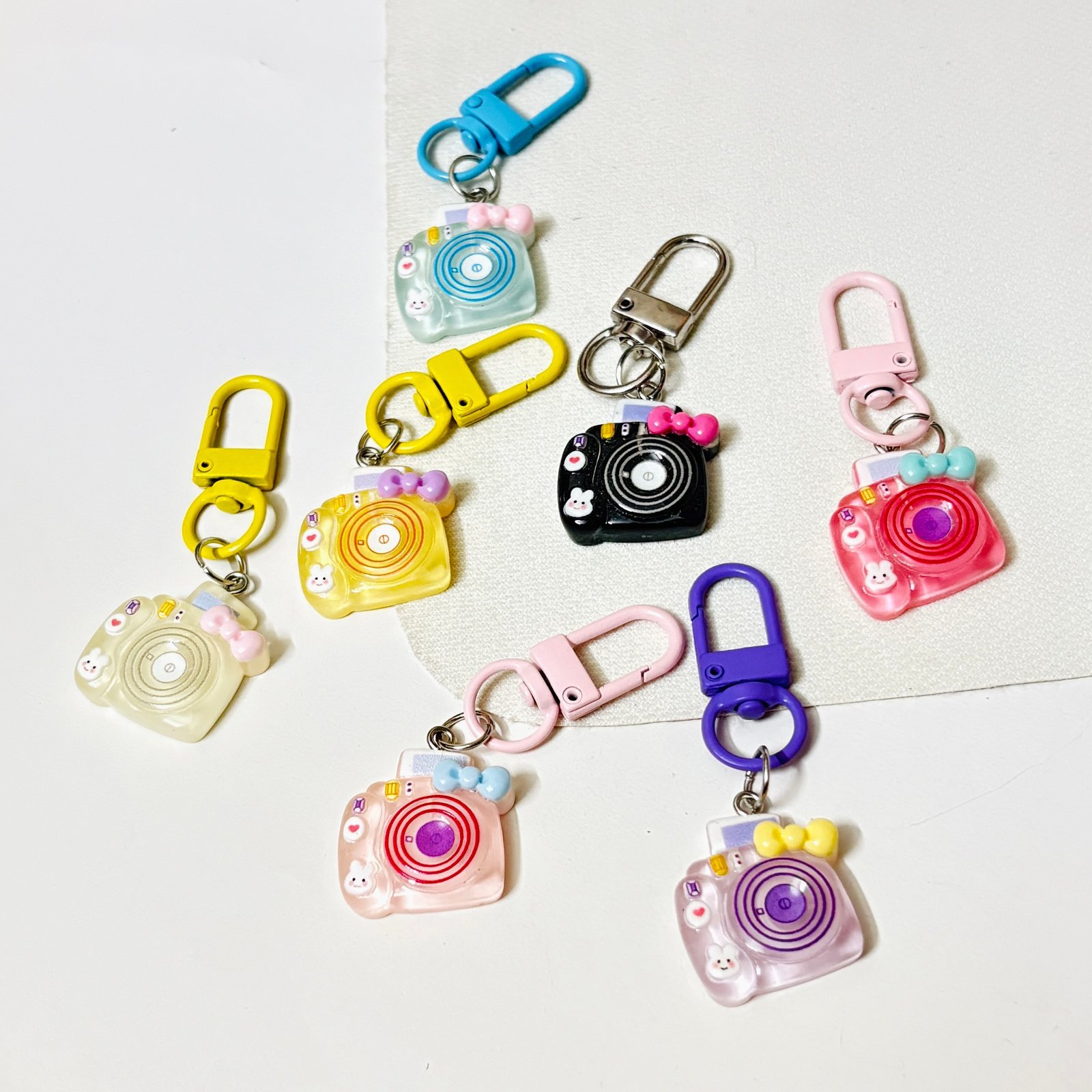 IMG_4339.jpeg Cute Polaroid Camera Semi Transparent Bag Pendant - Image 1
