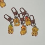 Cute Transparent Capybara Bag Pendant