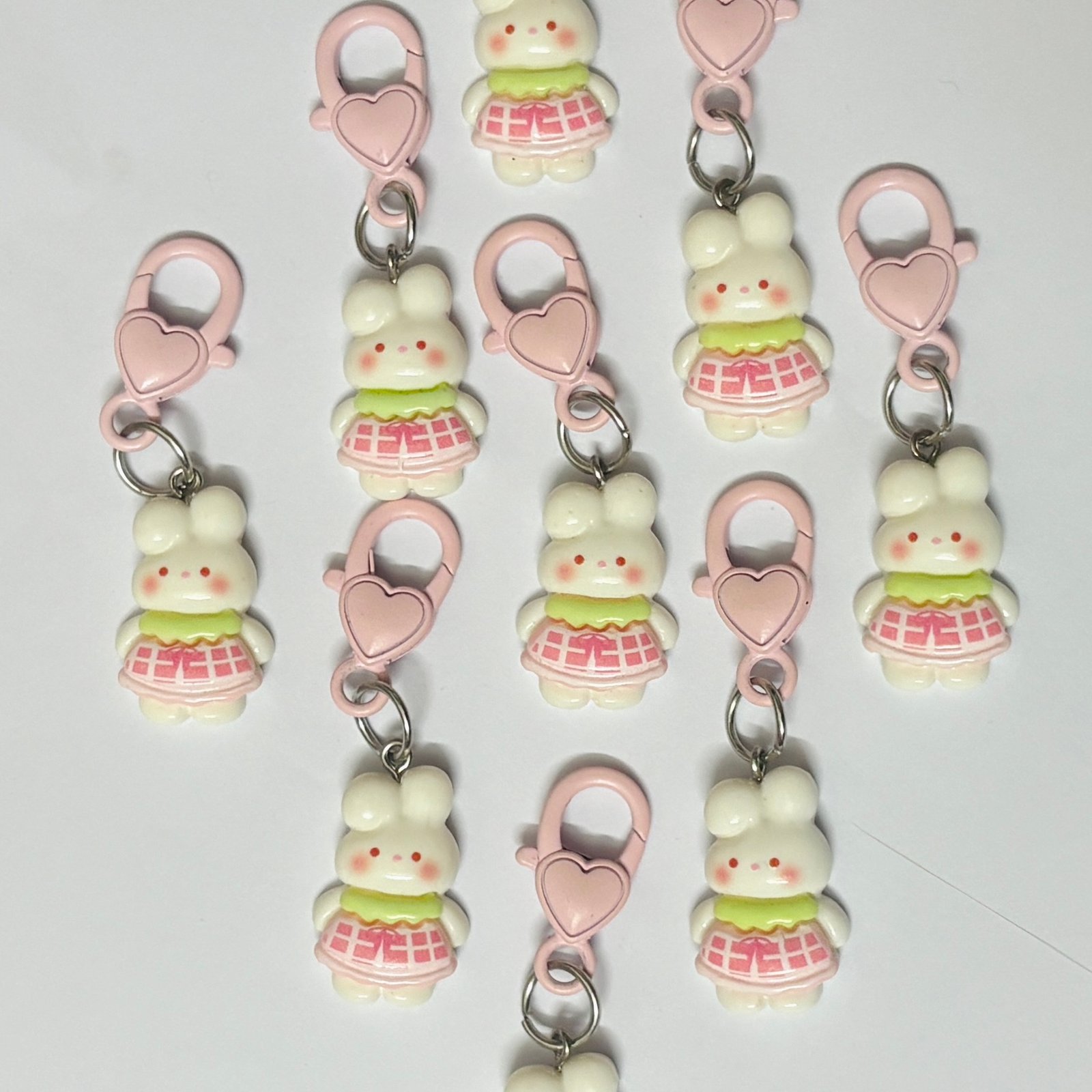 IMG_4698.jpeg Cute Bunny Love Lock Bag Pendant - Image 1