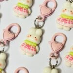 Cute Bunny Love Lock Bag Pendant - Image 2