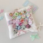 Cute 6pcs Mini Bag Pin Set