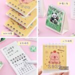 Cute Capybara Panda Butterfly 2026 Mini Calendar - Image 3