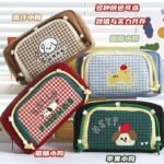 Cute Retro Puppy Large Capacity Pencil Case