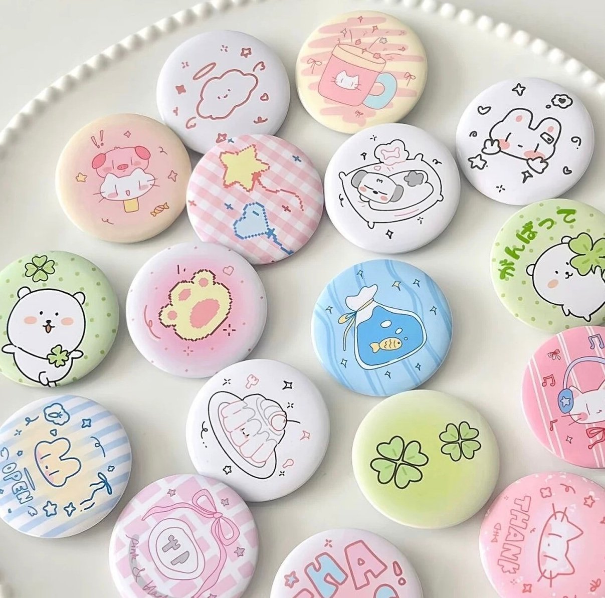 IMG_8155-1.jpeg Cute Large Size 6pcs Bag Pin set - Image 1