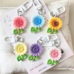 Cute Sunflowers Bag Pendant