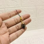 Cute Metal Black Cat Phone Charm - Image 2