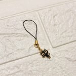 Cute Metal Black Cat Phone Charm
