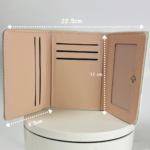 Cute Tri-Fold PU Money Wallet - Image 9