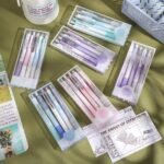 Cute Gradient 5pcs Gel Pen Set - Image 3