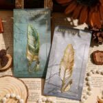 Vintage Feathers Bronzing Metal Bookmarks - Image 3