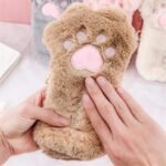 Cat Paw Fluffy Pencil Case - Image 8
