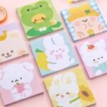 Oil Pastel Cartoon Sticky Notes