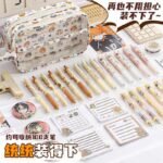 Kawai Transparent Front Large Capacity Pencil Case - Image 2