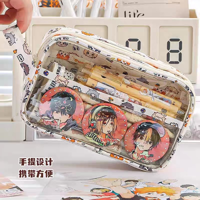 tb_image_share_1727209988264-1.jpg Kawai Transparent Front Large Capacity Pencil Case - Image 1